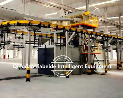 Overhead Chain Shot Blasting Machine